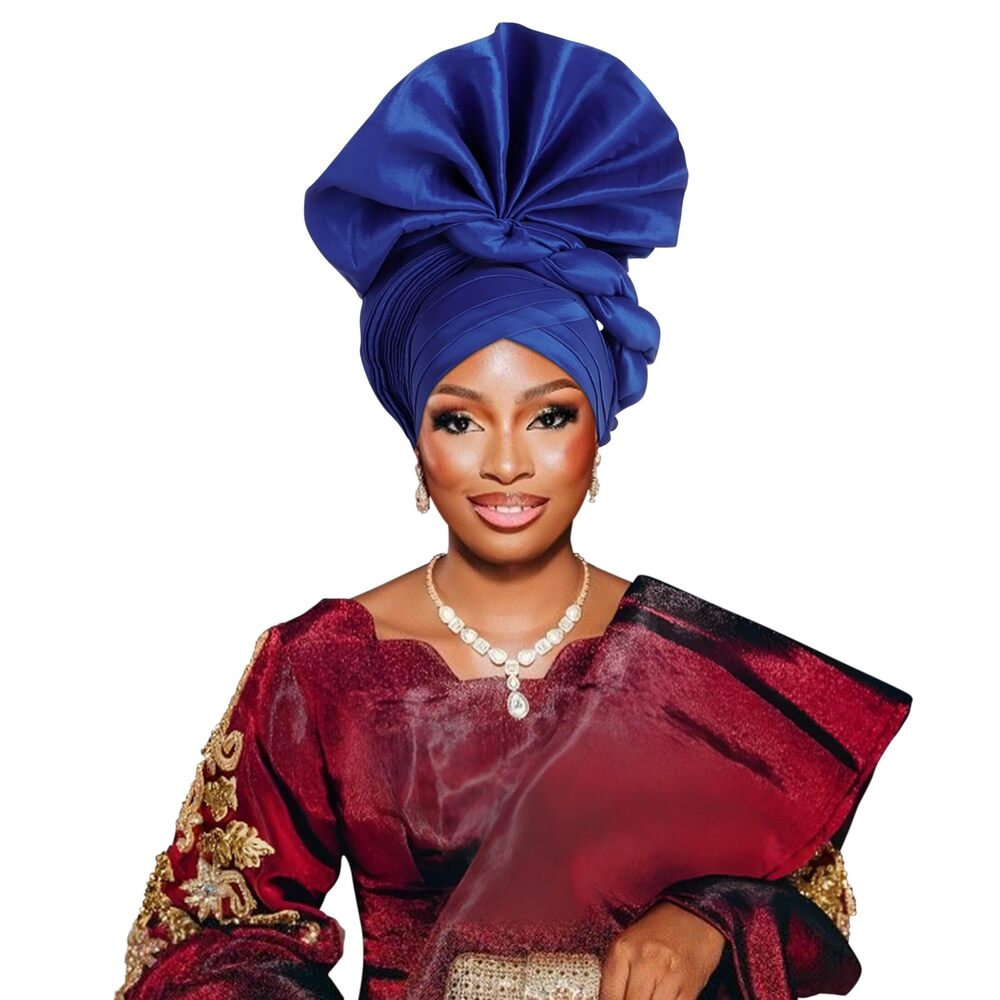 2525 African Headpiece Nigerian Headwear,auto gele Nigerian